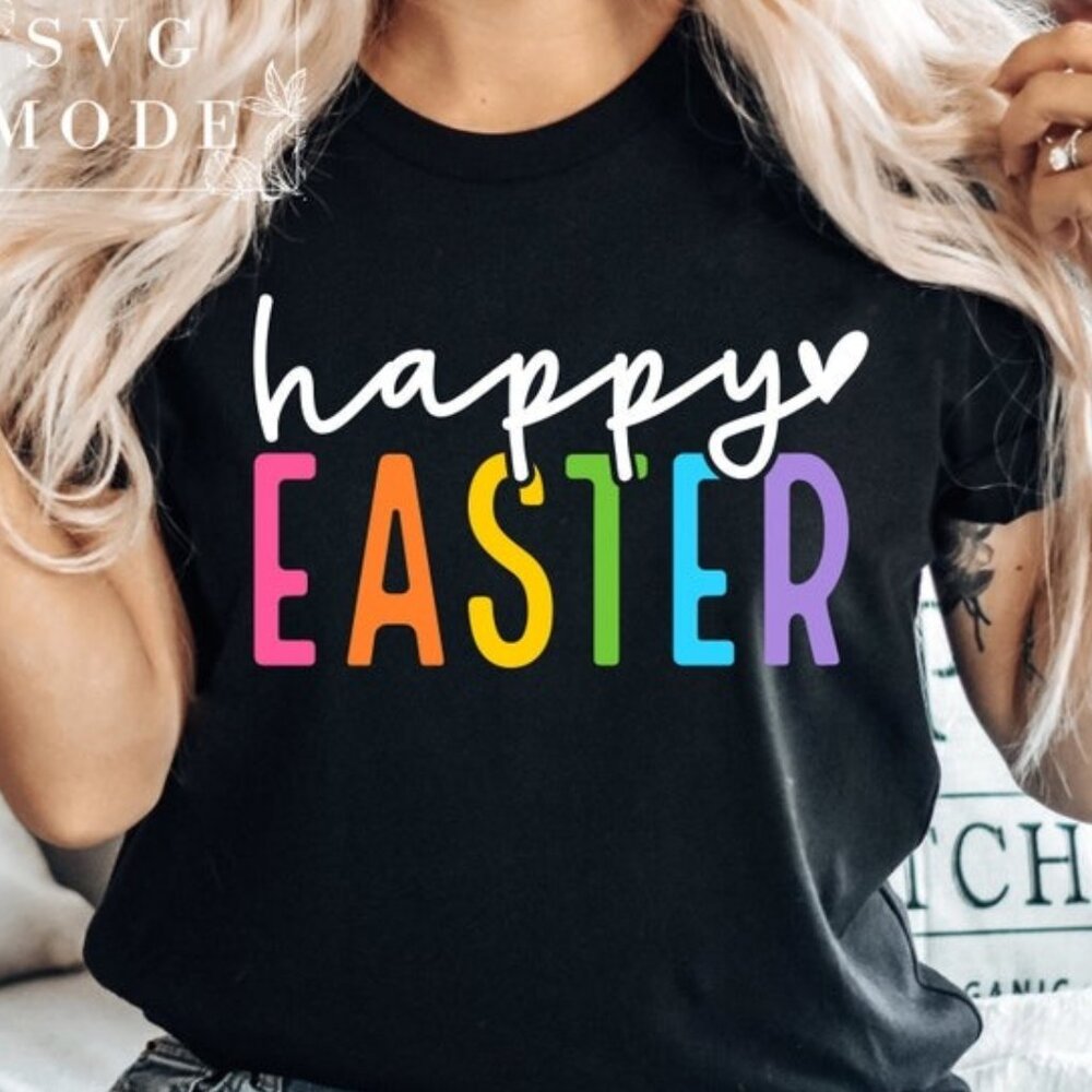 Happy Easter, Easter Bunny T-Shirt, Easter Gift